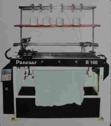 Semi Computerized Flat Knitting Machine