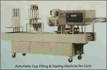 Automatic Cup Filling And Sealing Machine For Curd