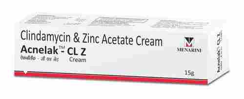 Acnelak-Cl Z (Clindamycin & Zinc Acetate) Cream