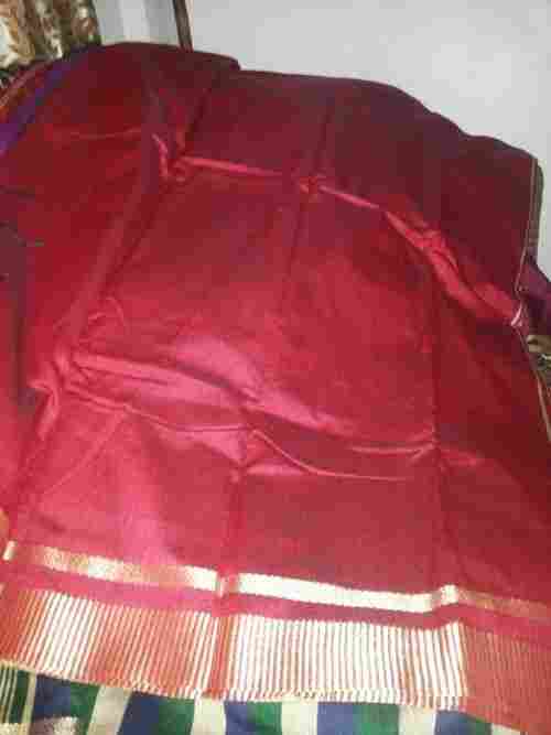 Trendy Cotton Silk Saree With Stripes