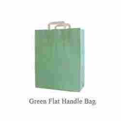 Green Flat Handle Bag