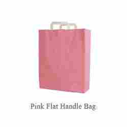 Pink Flat Handle Bag