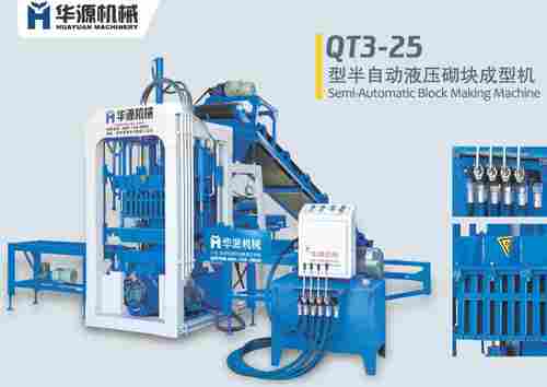 QT3-25 Semi Automatic Block Making Machine