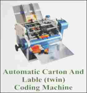 Automatic Carton & Lable (Twin) Coding Machine