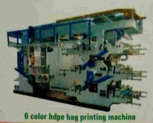 6 Color Hdpe Bag Printing Machine