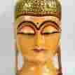 Budha Head Painted