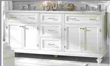 White Bathroom Vanity Cabinet