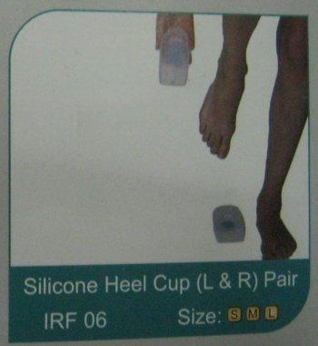 Silicone Heal Cup L and R Pair Ankle and Foot Splints (IRF 06)