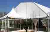 White Polygon Tent