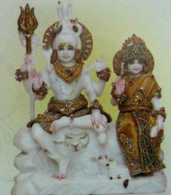 Shiv-Parvati Statues