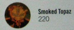 Smoked Topaz Gem Stone (220)