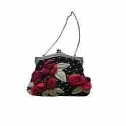 Chiffon Rose Evening Ladies Hand Bag
