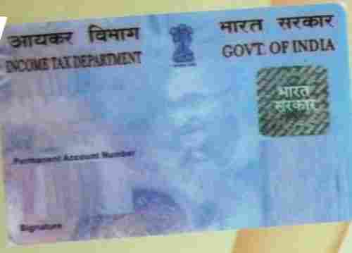 Income Tax Department Issued Cards