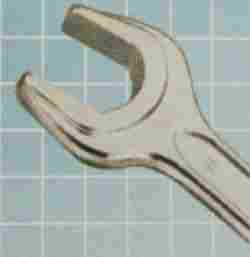 Large Size Double Ended Open Jaw Spanner