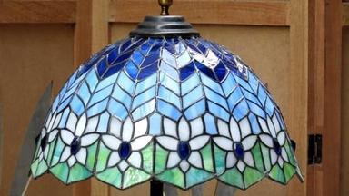 Tiffany Lamp Shades With Stained Glass Work