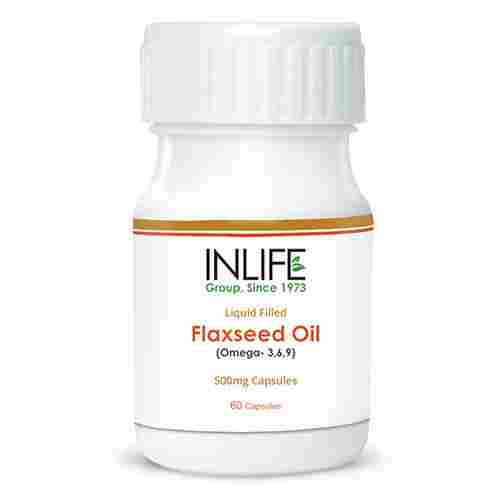 Flaxseed Oil (Omega- 3,6,9) 500mg Capsules