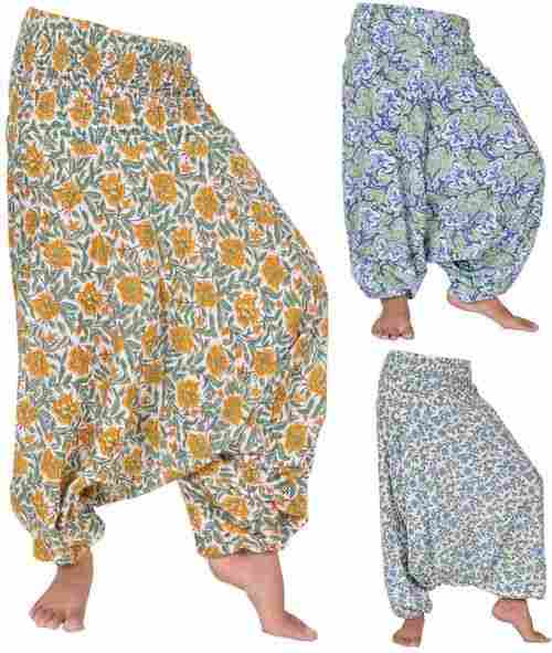 Cotton Hand Block Printed Trousers