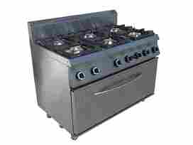 6 Burner Cooking Range with Oven