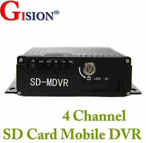GISION 4 Channel 3G Hard Disk Mobile DVR