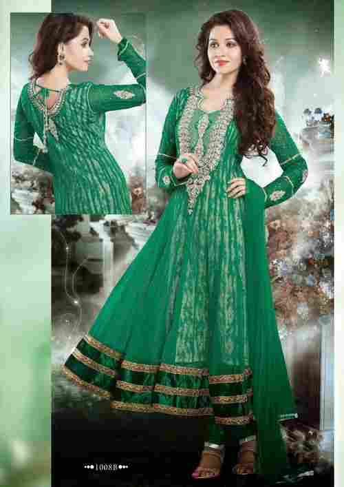Attractive Velvet Anarkali Suit