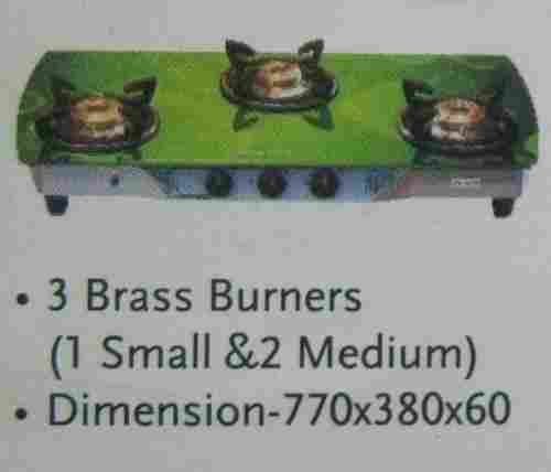 3 Brass Burner Stove