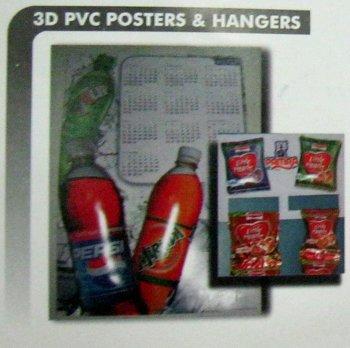 3D PVC Posters & Hangers