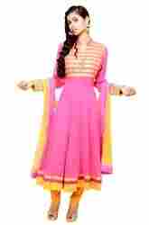 Stylish Pink Anarkali Suit