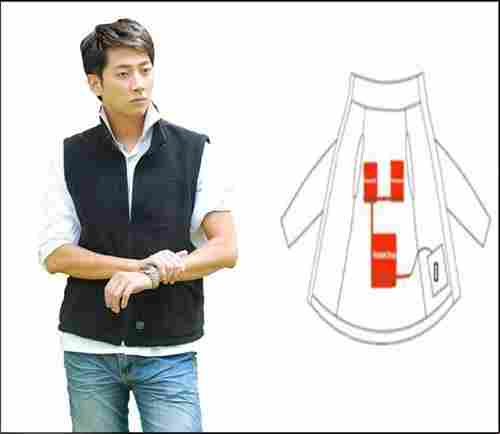 Waistcoat For Men With Heating System