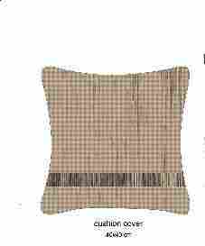 Beige And Brown Design Cushion Cover