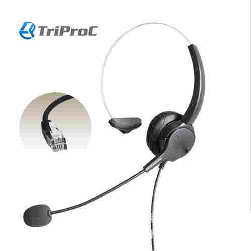 Mono RJ9/RJ11 Headset with Microphone for Call Center
