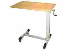 Over Bed Trolley Height Adjustable By Gear Mechanism