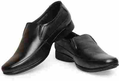 Black Leather Shoes For Mens