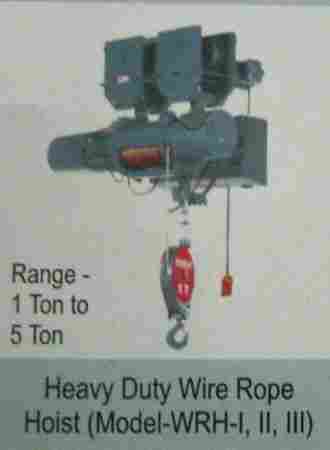 Heavy Duty Wire Rope Hoist (WRH-I)