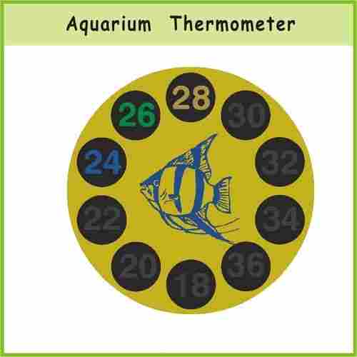 Liquid Crystal Fish Aquarium Thermometer