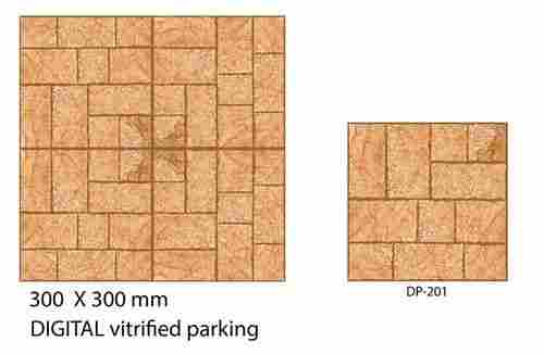 300x300mm Digital Vitrified Parking Floor Tiles