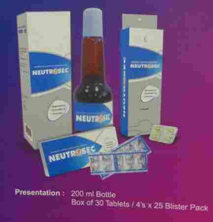 NEUTROSEC Methionine, Choline and Multi Vitamin Syrup/ Tablet