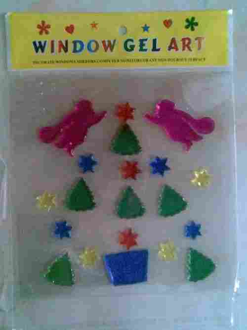 Christmas Furniture Window Gel Sticker