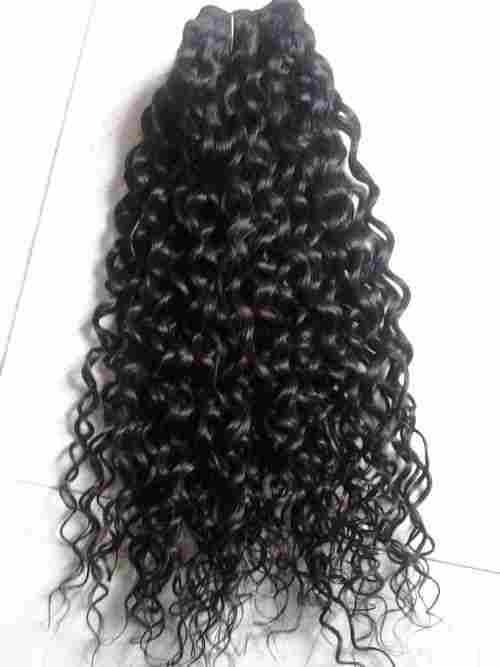 Remy Machine Weft Curly Hair