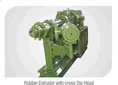 Rubber Extruder With Cross Die Head