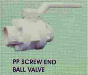 PP Screw End Ball Valve