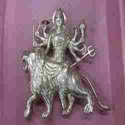 Silver Durga Statue