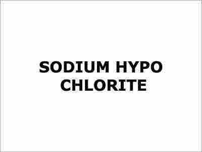 Sodium Hypo Chlorite