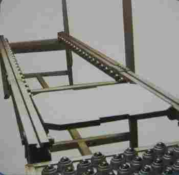 Manual Pallet Conveyor With Transfer Table