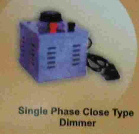 Single Phase Close Type Dimmer
