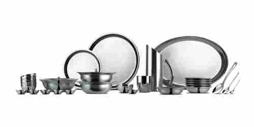 Krome Stainless Steel Classic Dinner Set By Jindal Stainless