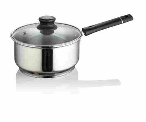 Krome Stainless Steel Saucepan with Lid by Jindal Stainless