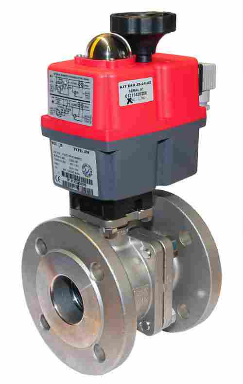 Flanged Ball Valve 1.4408, PN 16/40 DIN, with JJ Electric Actuator