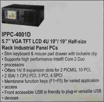 Half-Size Rack Industrial Panel PCs (IPPC-4001D)