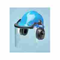 Industrial Safety Helmet With Ear Muff And Visor
