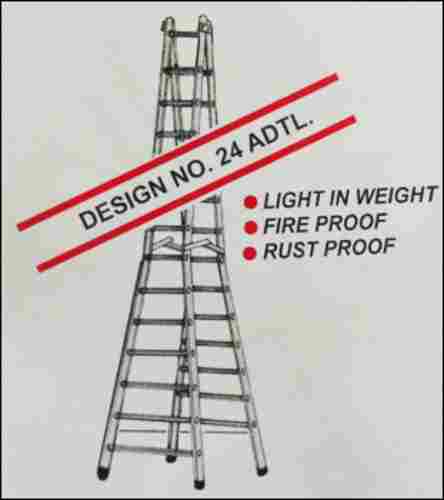 Aluminium Double Step Trestle Ladder (Design No. 24 ADTL)
